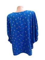 Tricou dama  cu frunze aurii - elegant,  PFP46 - Unica (L-XXL) - imagine 3