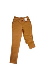 Pantaloni dama cu 2 nasturi in talie, Bej - PFP37, marime M - imagine 2