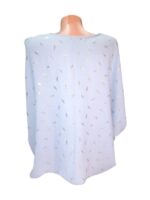 Tricou dama  cu frunze aurii - elegant,  PFP46 - Unica (L-XXL) - imagine 5